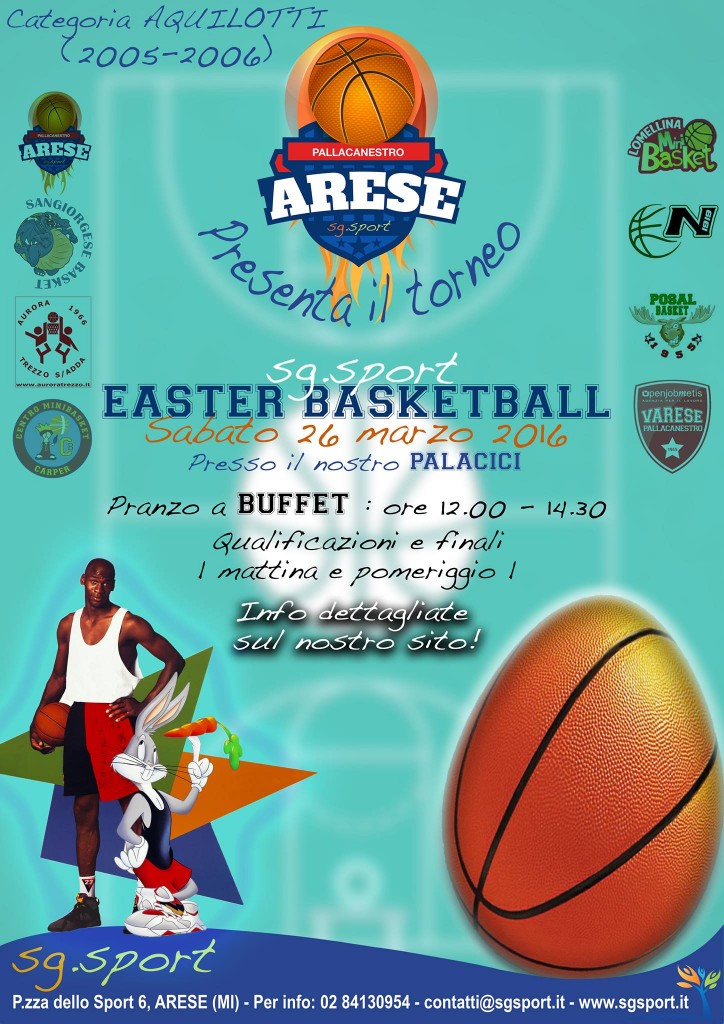 locandina Aquilotti Easter Basketball